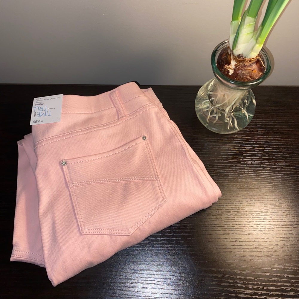 Time & Tru Jeggings - Pink
